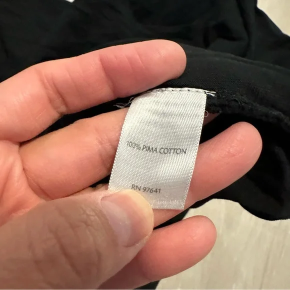 J. Jill Pure Jill Black Curved Seam Tunic Tunic Top Sz S - Picture 9 of 9